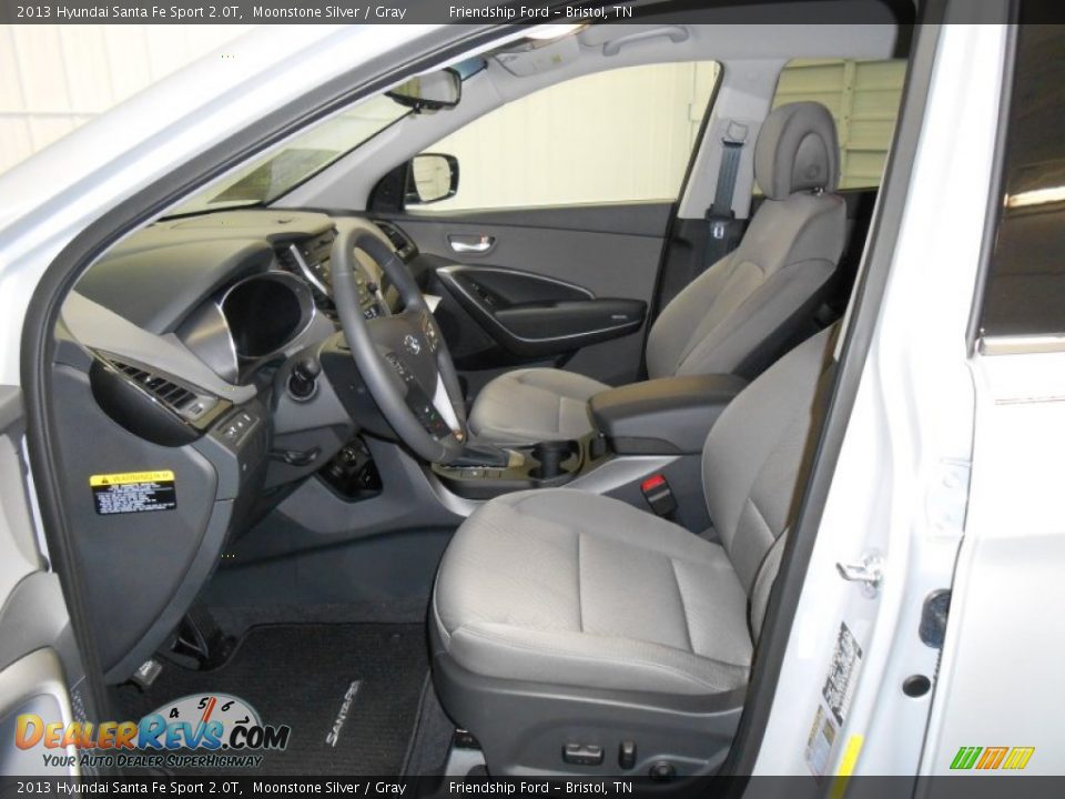 2013 Hyundai Santa Fe Sport 2.0T Moonstone Silver / Gray Photo #6