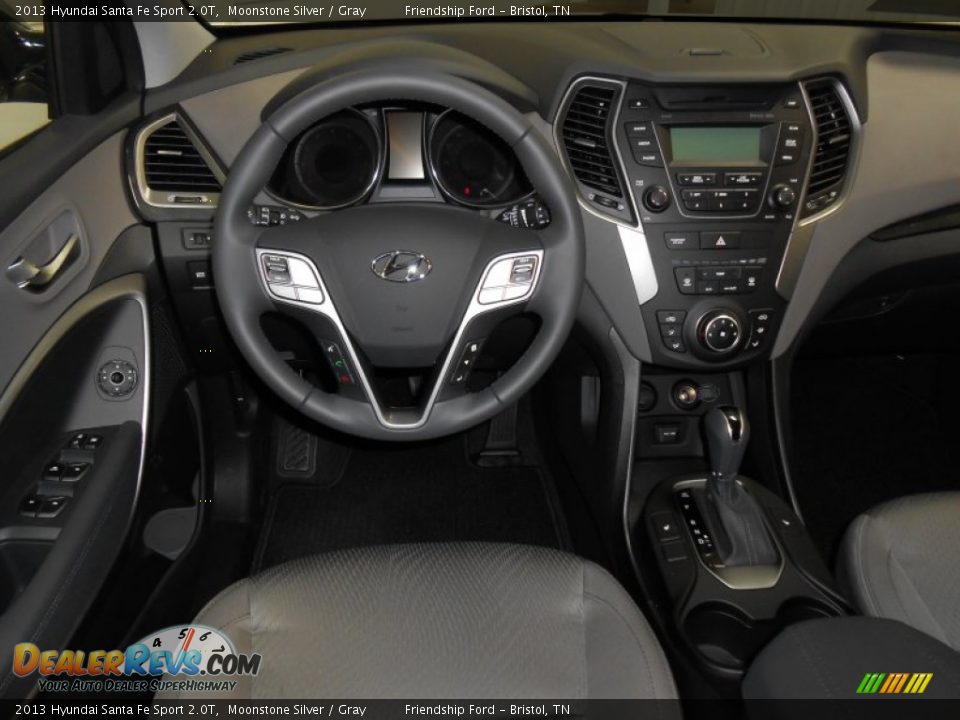 2013 Hyundai Santa Fe Sport 2.0T Moonstone Silver / Gray Photo #7