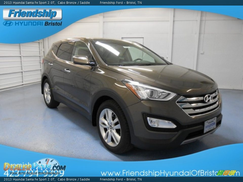 2013 Hyundai Santa Fe Sport 2.0T Cabo Bronze / Saddle Photo #4