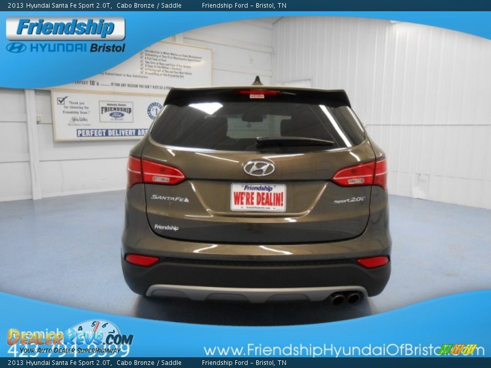 2013 Hyundai Santa Fe Sport 2.0T Cabo Bronze / Saddle Photo #5