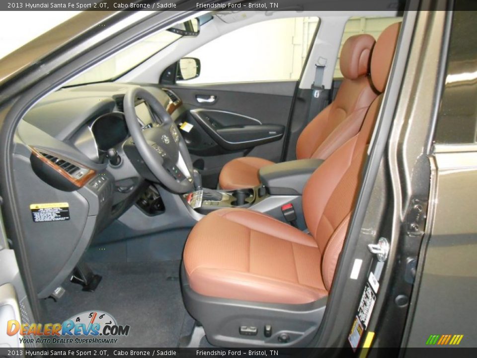 2013 Hyundai Santa Fe Sport 2.0T Cabo Bronze / Saddle Photo #6