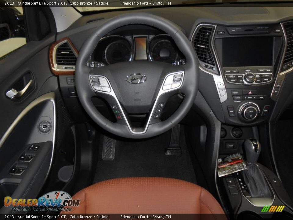 2013 Hyundai Santa Fe Sport 2.0T Cabo Bronze / Saddle Photo #7