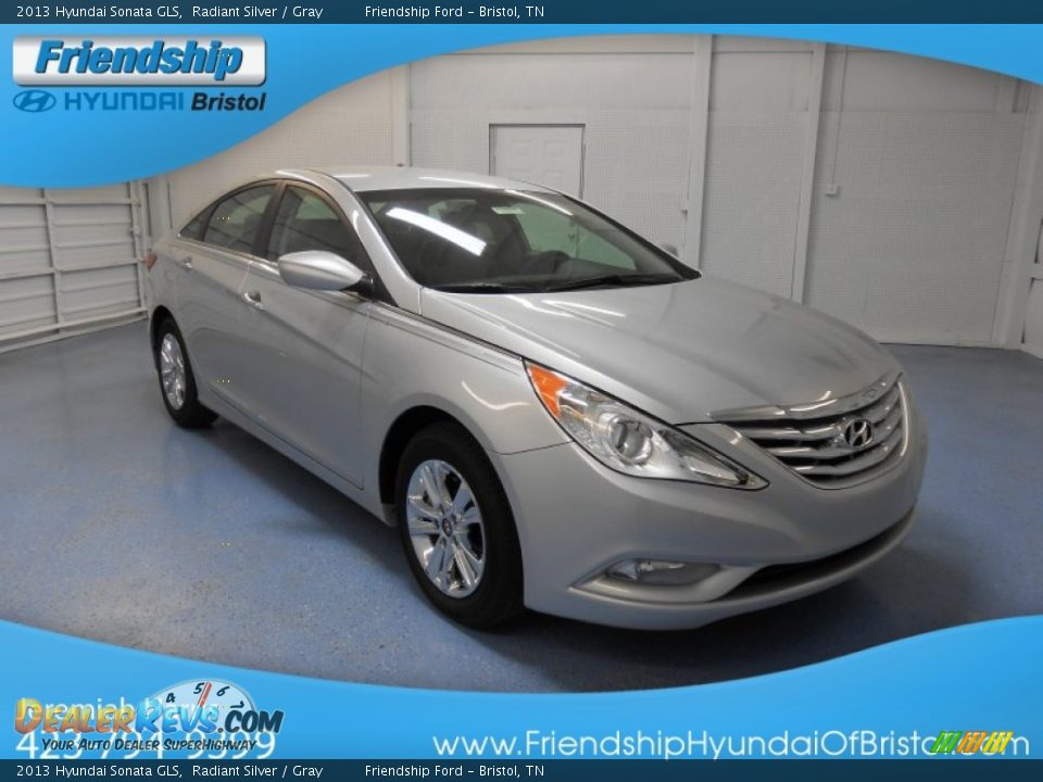 2013 Hyundai Sonata GLS Radiant Silver / Gray Photo #4