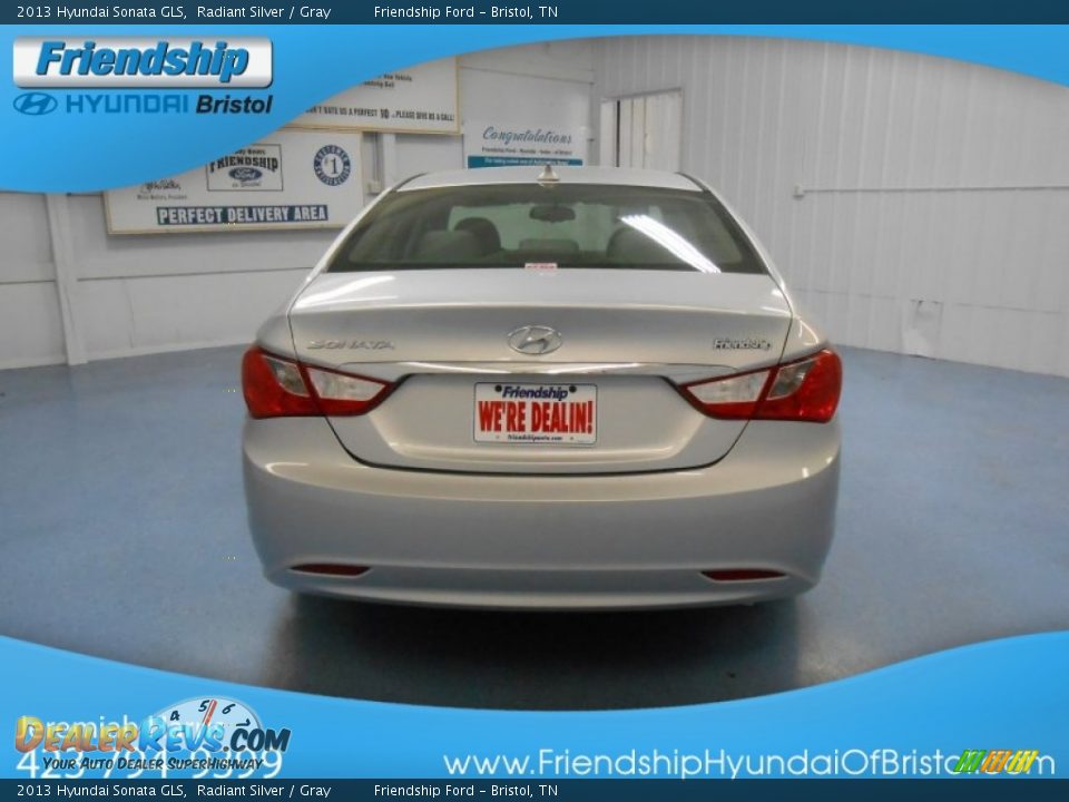 2013 Hyundai Sonata GLS Radiant Silver / Gray Photo #5