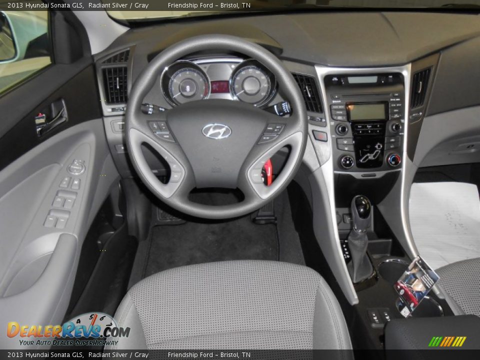 2013 Hyundai Sonata GLS Radiant Silver / Gray Photo #7