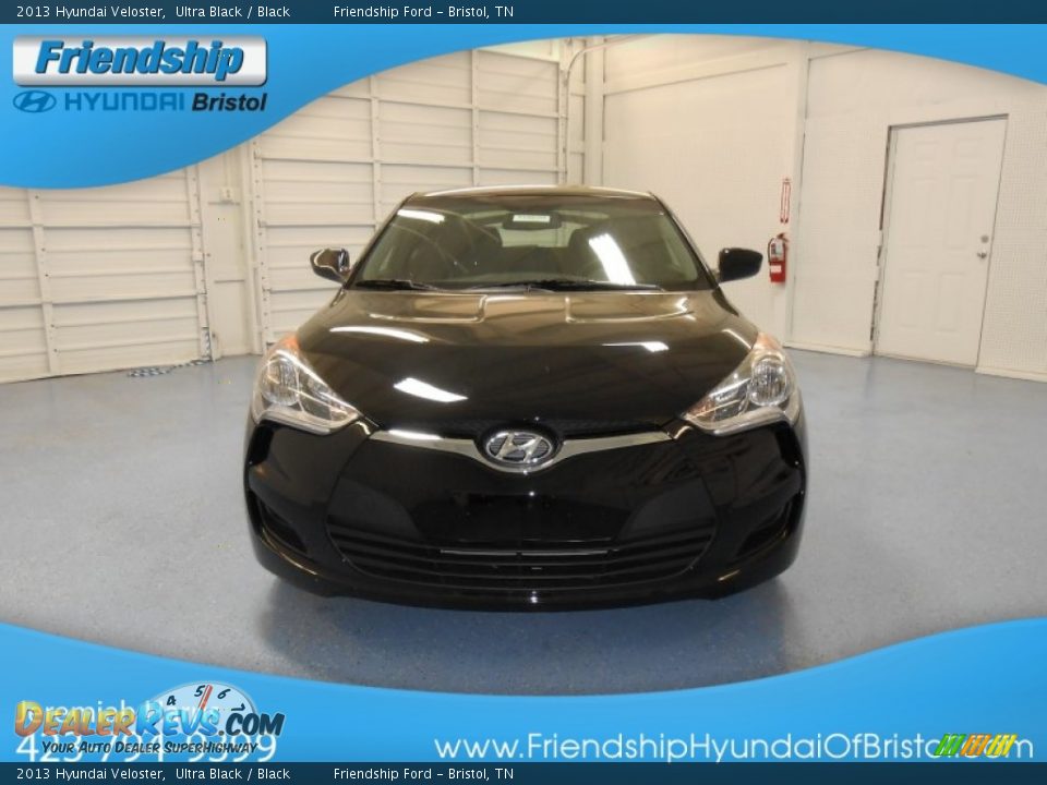 2013 Hyundai Veloster Ultra Black / Black Photo #3