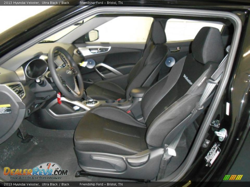 2013 Hyundai Veloster Ultra Black / Black Photo #5