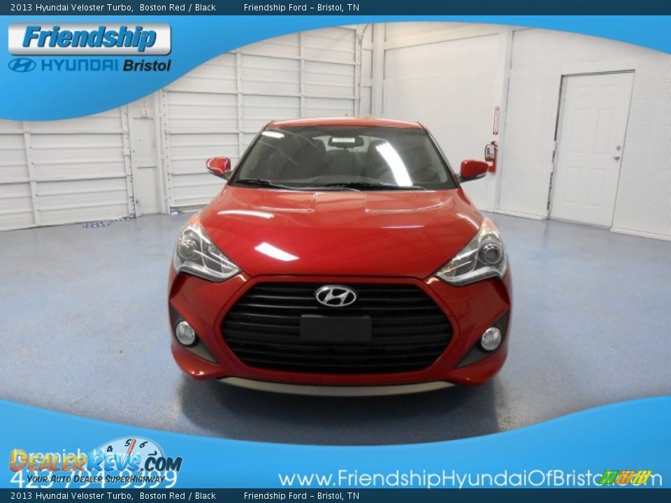 2013 Hyundai Veloster Turbo Boston Red / Black Photo #3