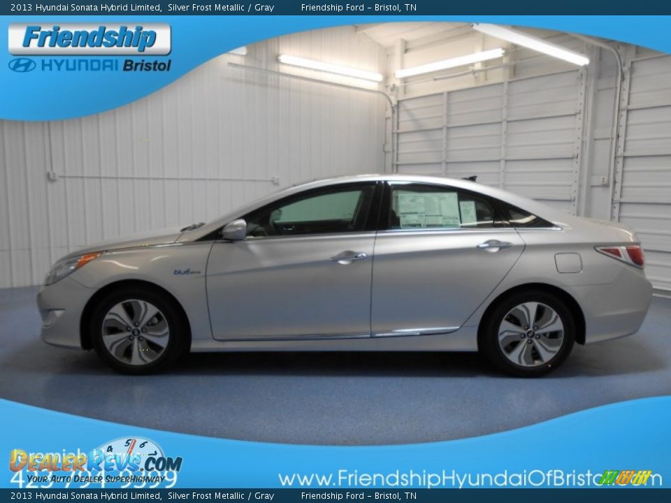 2013 Hyundai Sonata Hybrid Limited Silver Frost Metallic / Gray Photo #1