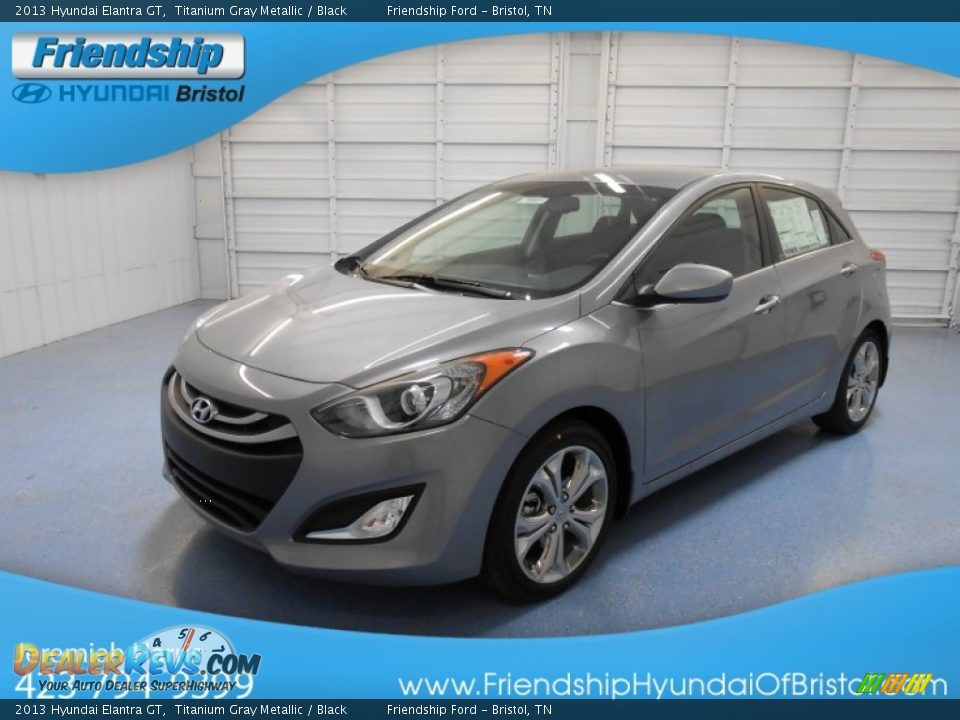 2013 Hyundai Elantra GT Titanium Gray Metallic / Black Photo #2