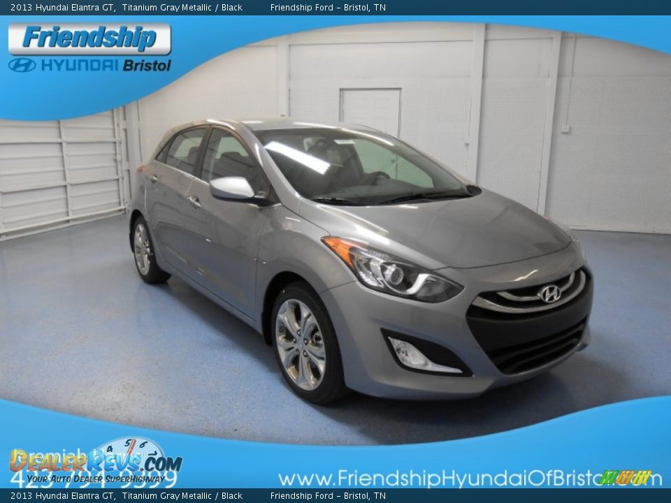 2013 Hyundai Elantra GT Titanium Gray Metallic / Black Photo #4