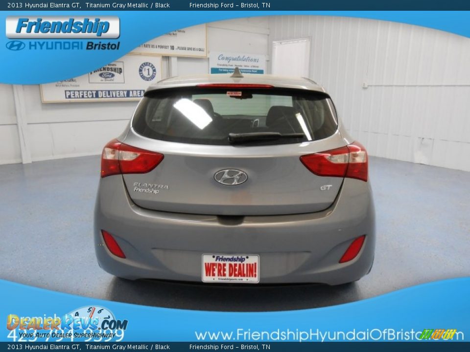2013 Hyundai Elantra GT Titanium Gray Metallic / Black Photo #5