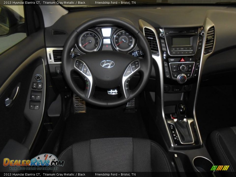 2013 Hyundai Elantra GT Titanium Gray Metallic / Black Photo #7