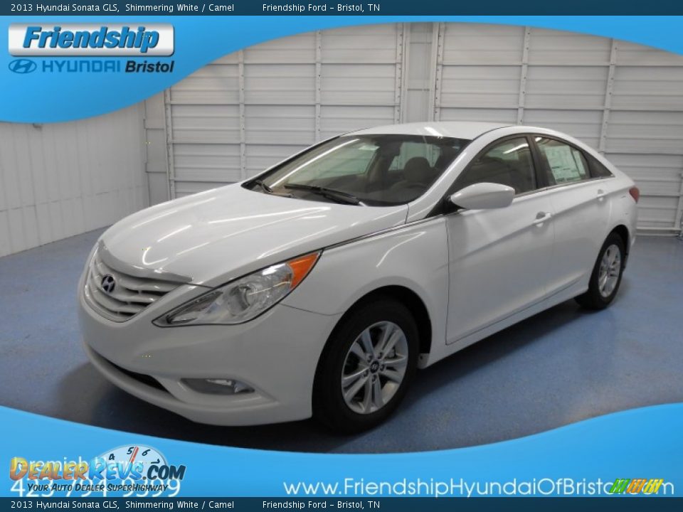 2013 Hyundai Sonata GLS Shimmering White / Camel Photo #2