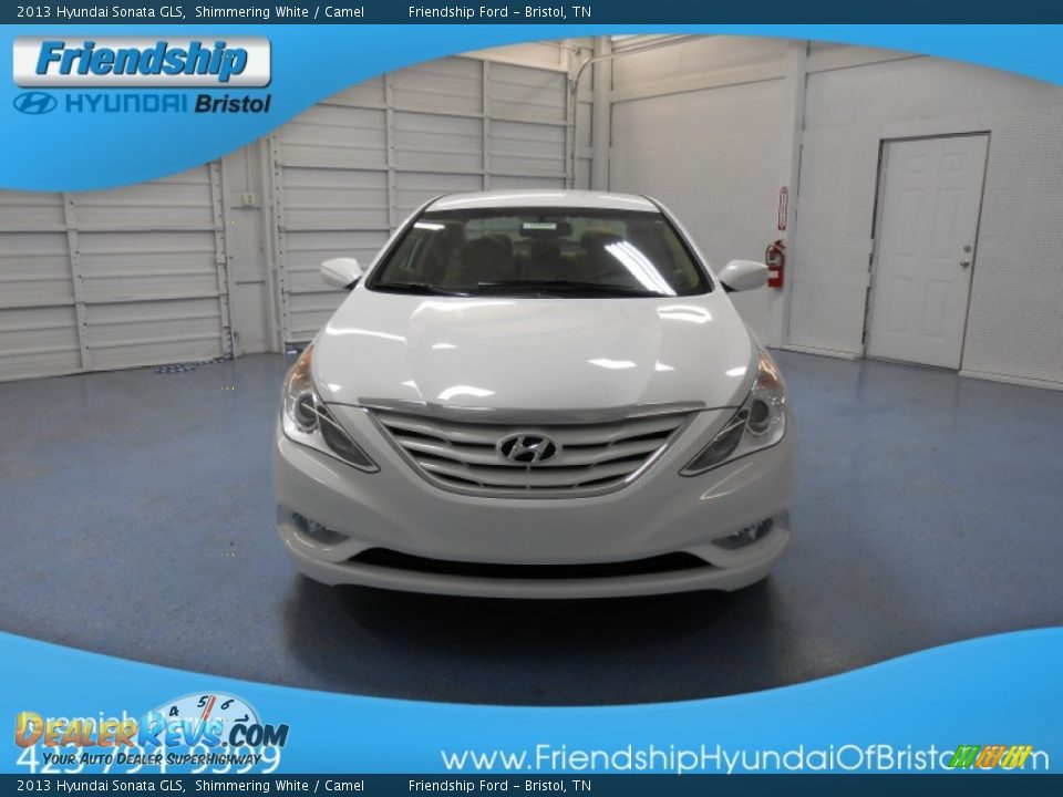 2013 Hyundai Sonata GLS Shimmering White / Camel Photo #3