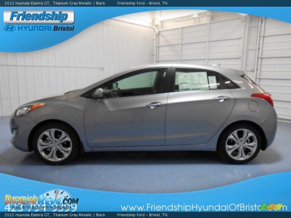 2013 Hyundai Elantra GT Titanium Gray Metallic / Black Photo #1