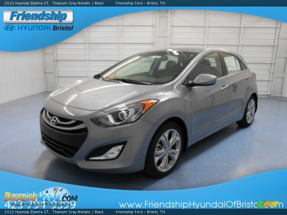 2013 Hyundai Elantra GT Titanium Gray Metallic / Black Photo #2