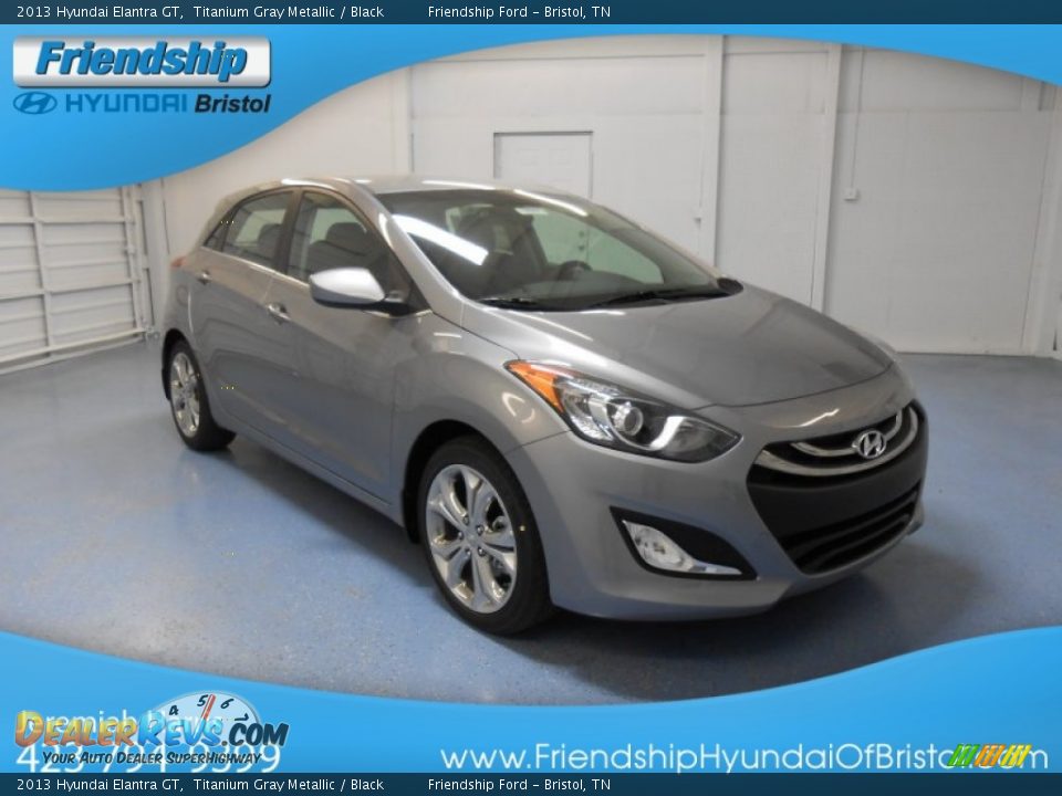 2013 Hyundai Elantra GT Titanium Gray Metallic / Black Photo #4