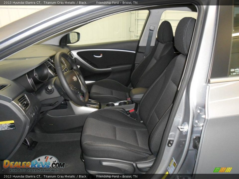 2013 Hyundai Elantra GT Titanium Gray Metallic / Black Photo #6