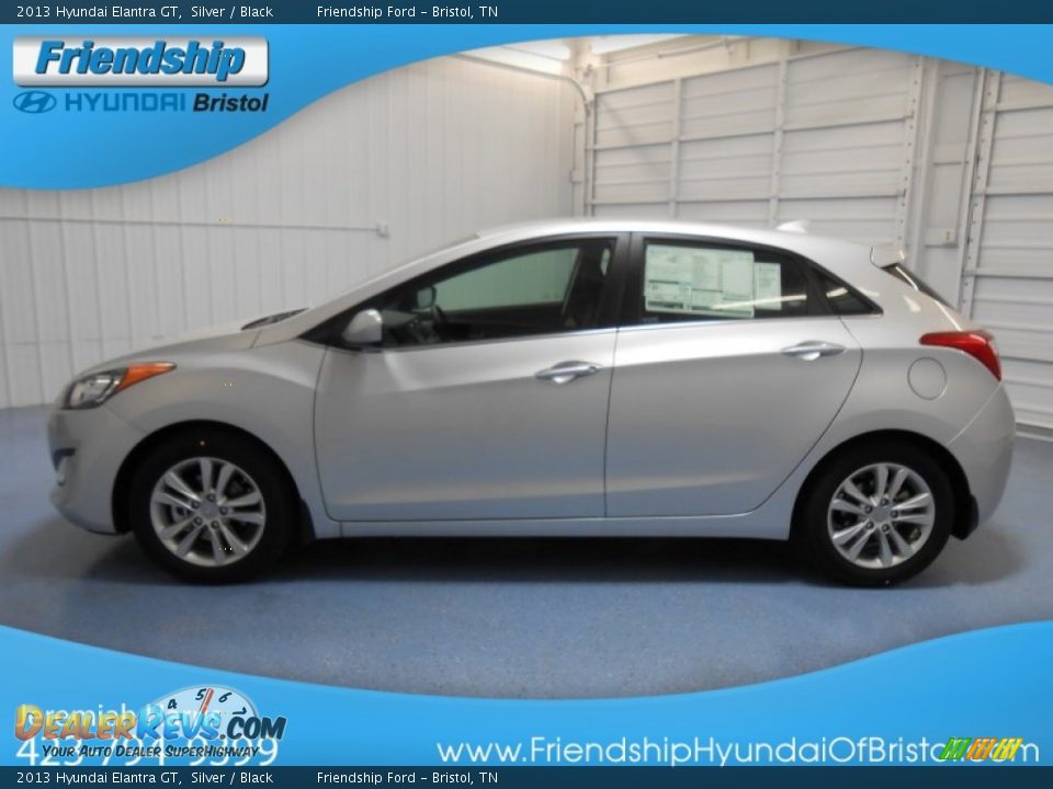 2013 Hyundai Elantra GT Silver / Black Photo #1