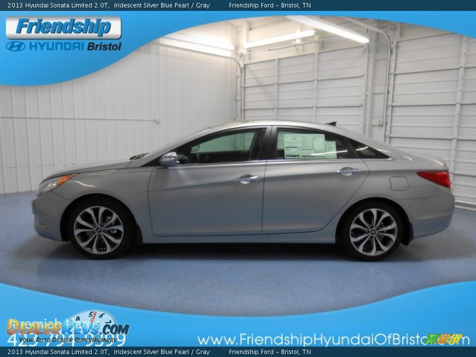 2013 Hyundai Sonata Limited 2.0T Iridescent Silver Blue Pearl / Gray Photo #1