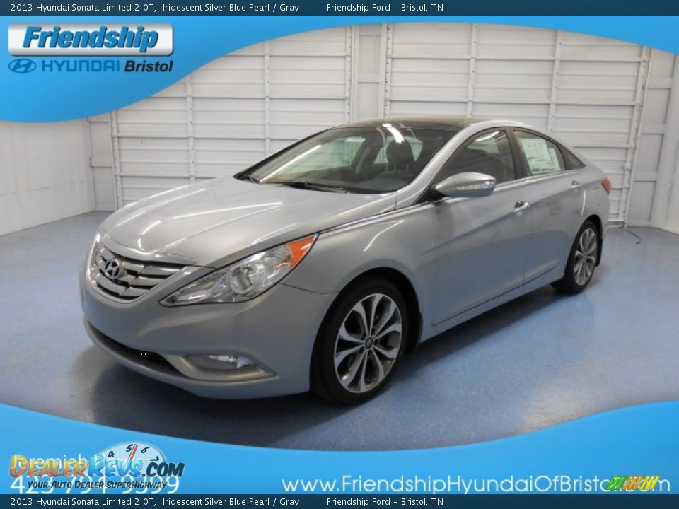 2013 Hyundai Sonata Limited 2.0T Iridescent Silver Blue Pearl / Gray Photo #2