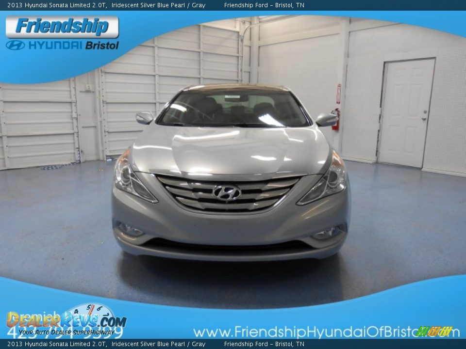2013 Hyundai Sonata Limited 2.0T Iridescent Silver Blue Pearl / Gray Photo #3