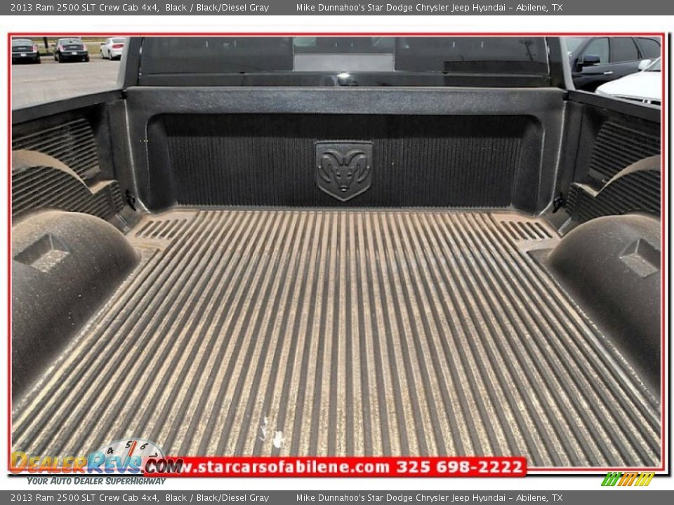 2013 Ram 2500 SLT Crew Cab 4x4 Black / Black/Diesel Gray Photo #6