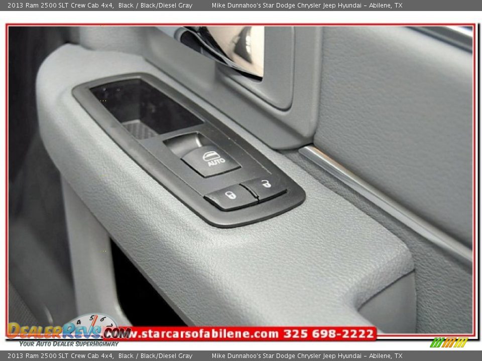 2013 Ram 2500 SLT Crew Cab 4x4 Black / Black/Diesel Gray Photo #22