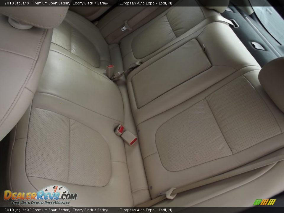 2010 Jaguar XF Premium Sport Sedan Ebony Black / Barley Photo #11