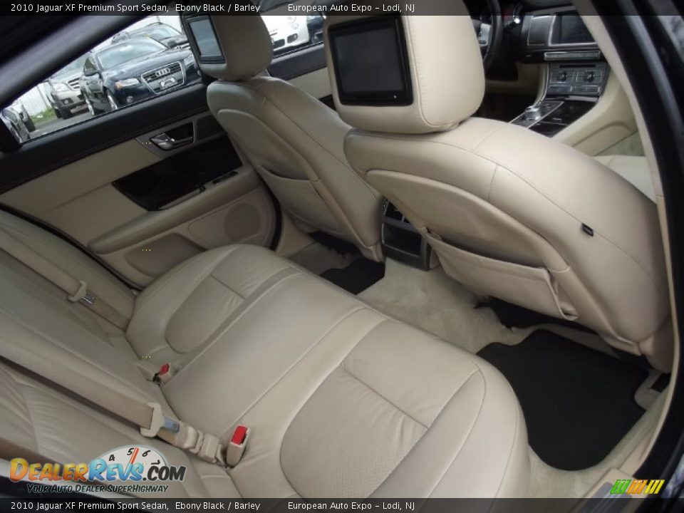 2010 Jaguar XF Premium Sport Sedan Ebony Black / Barley Photo #13