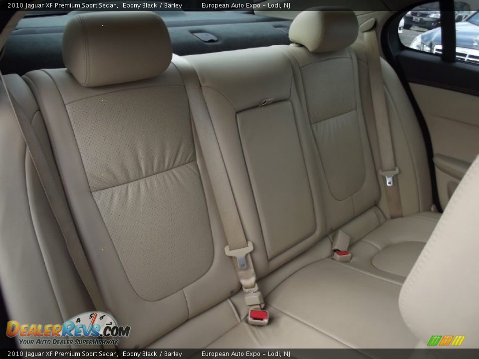2010 Jaguar XF Premium Sport Sedan Ebony Black / Barley Photo #14