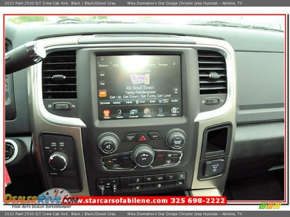 2013 Ram 2500 SLT Crew Cab 4x4 Black / Black/Diesel Gray Photo #26