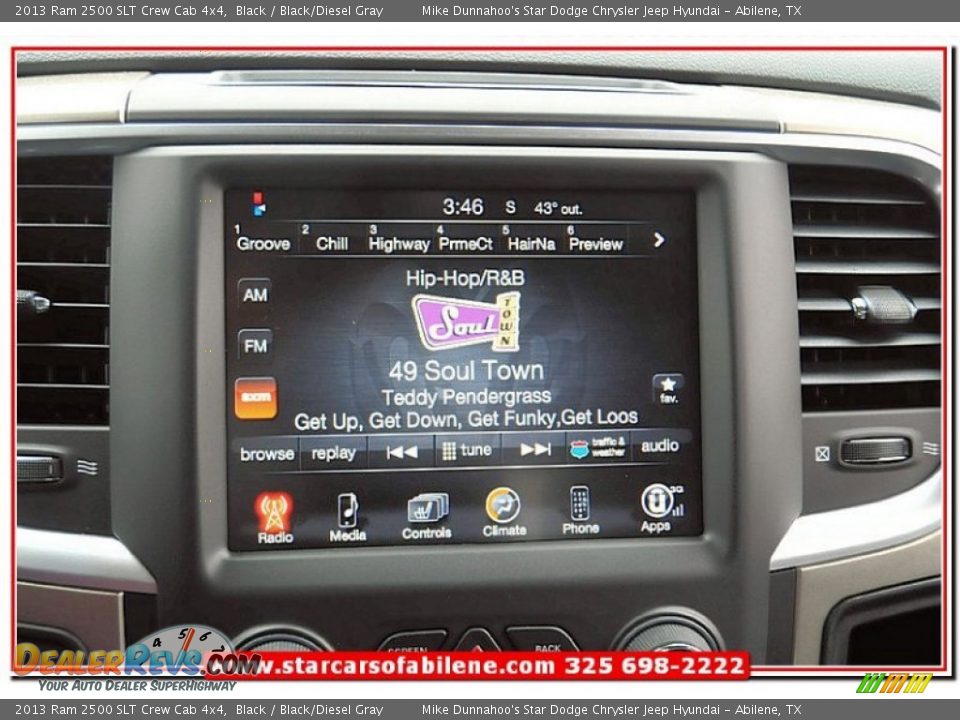2013 Ram 2500 SLT Crew Cab 4x4 Black / Black/Diesel Gray Photo #27