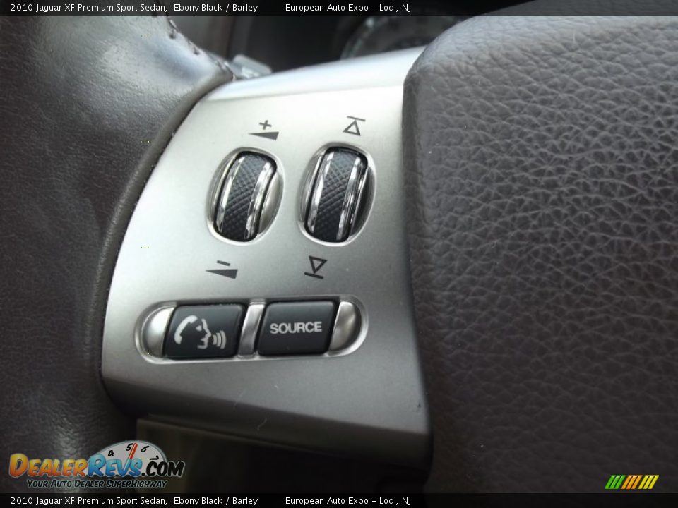 2010 Jaguar XF Premium Sport Sedan Ebony Black / Barley Photo #21