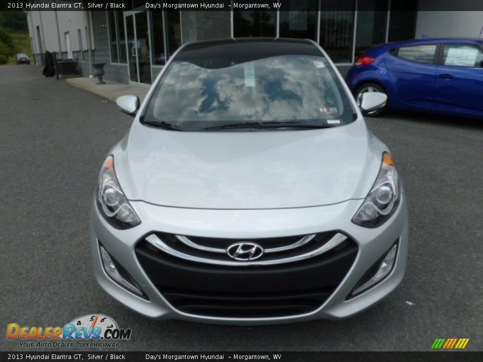 2013 Hyundai Elantra GT Silver / Black Photo #2