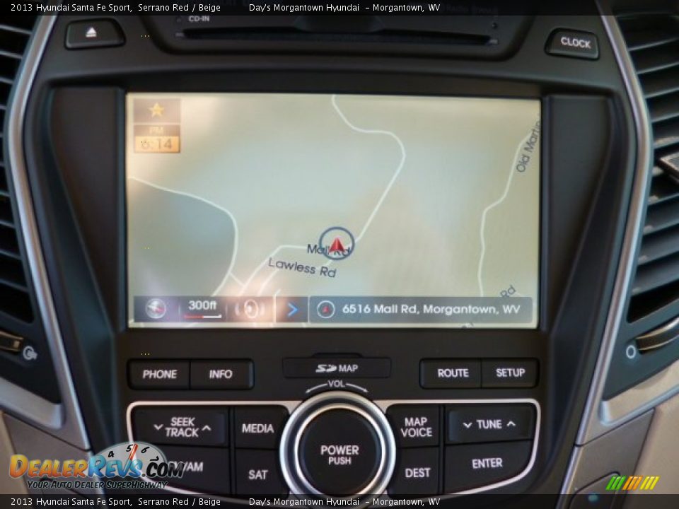 2013 Hyundai Santa Fe Sport Serrano Red / Beige Photo #19