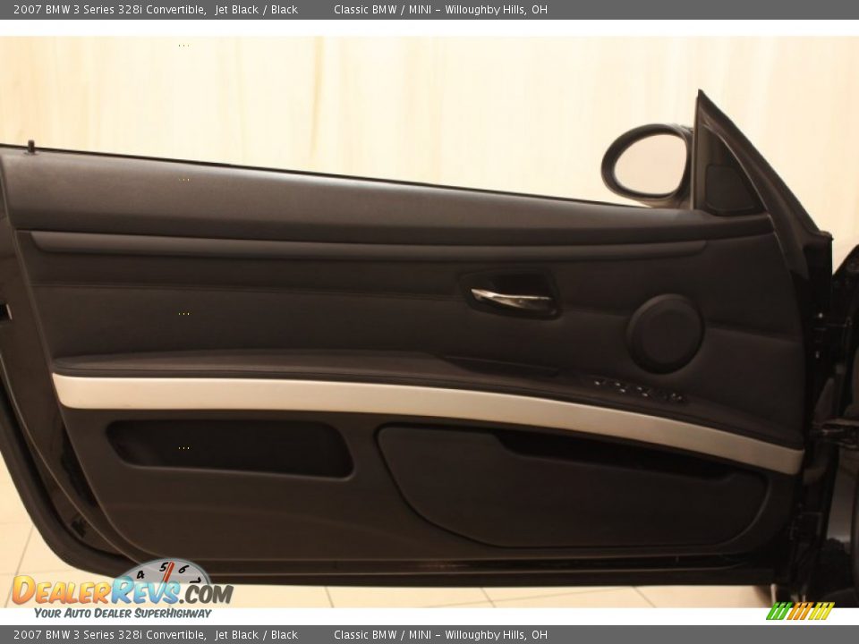 2007 BMW 3 Series 328i Convertible Jet Black / Black Photo #6