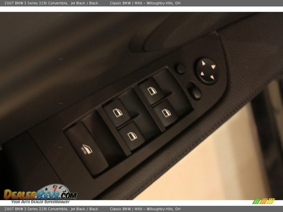 2007 BMW 3 Series 328i Convertible Jet Black / Black Photo #7