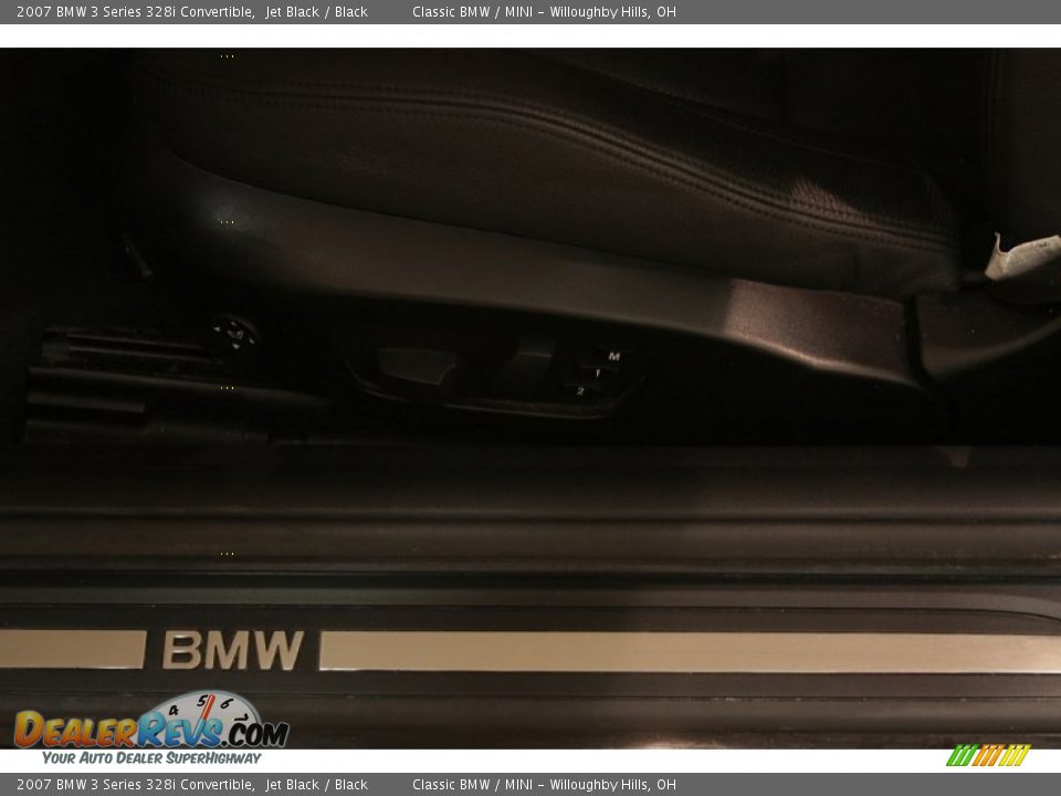 2007 BMW 3 Series 328i Convertible Jet Black / Black Photo #8