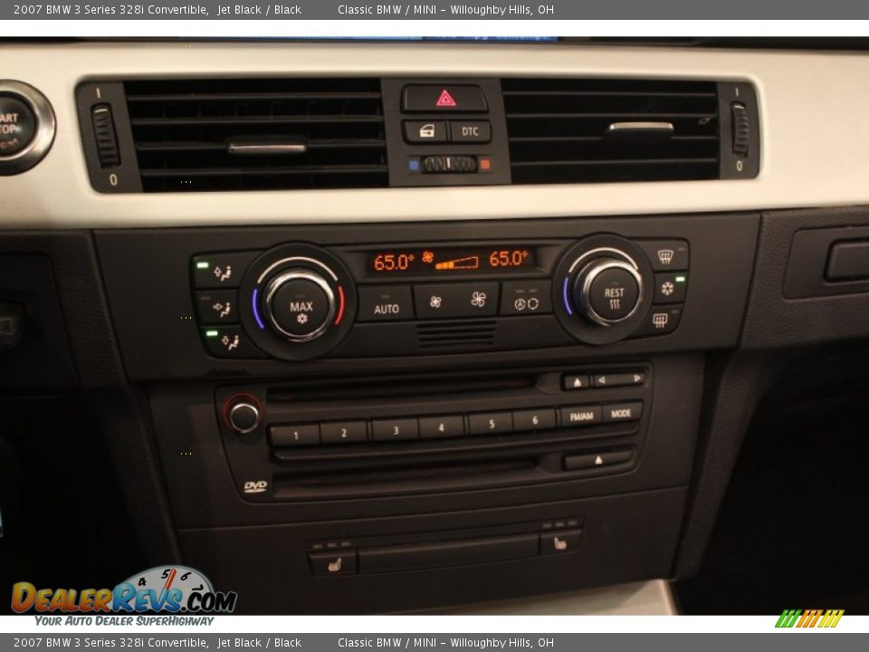 2007 BMW 3 Series 328i Convertible Jet Black / Black Photo #15
