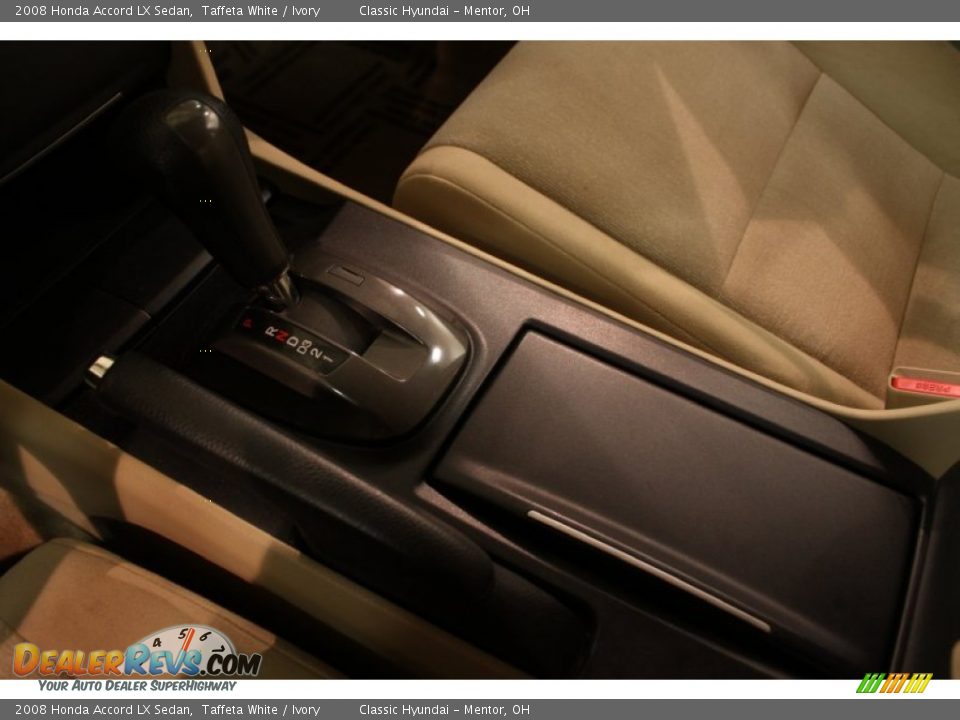 2008 Honda Accord LX Sedan Taffeta White / Ivory Photo #9