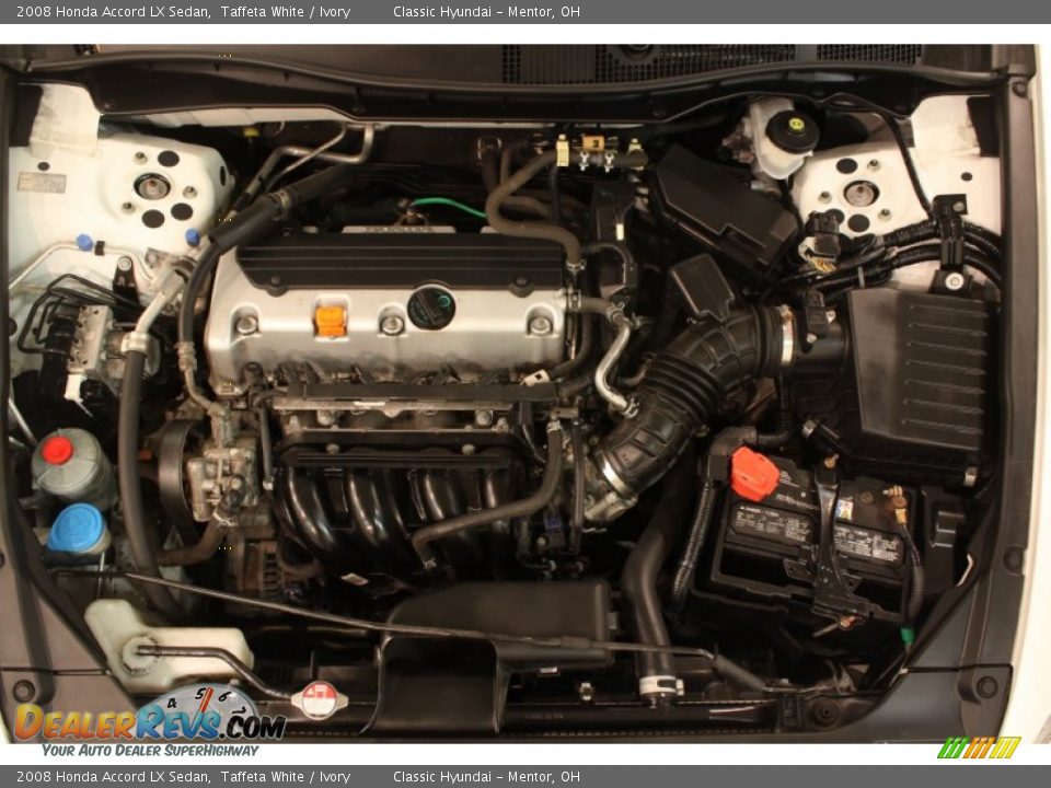 2008 Honda Accord LX Sedan Taffeta White / Ivory Photo #15