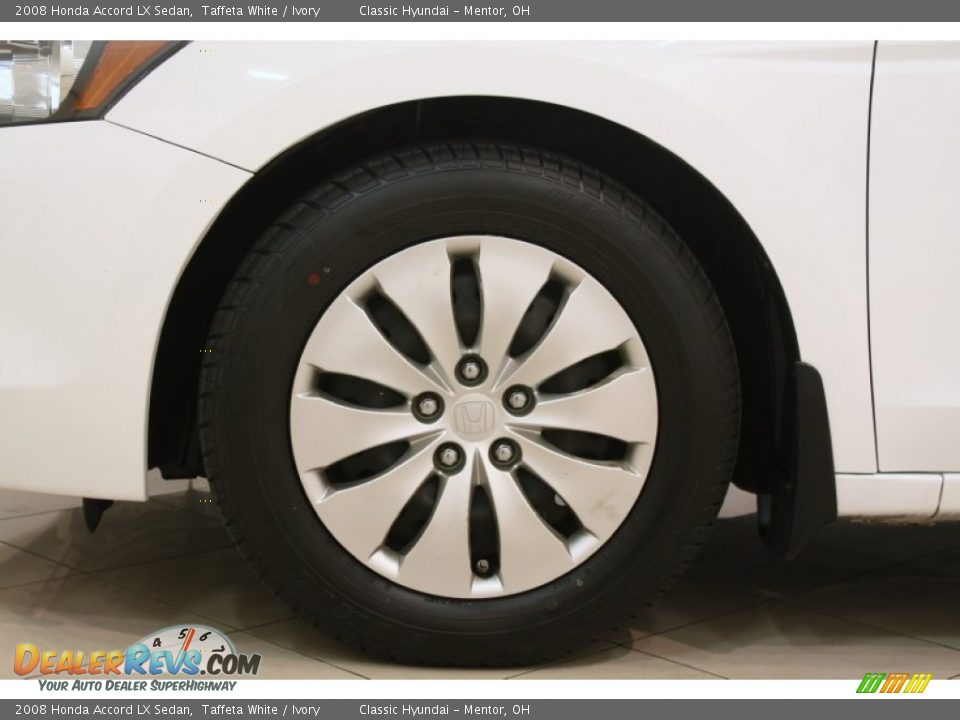 2008 Honda Accord LX Sedan Taffeta White / Ivory Photo #16