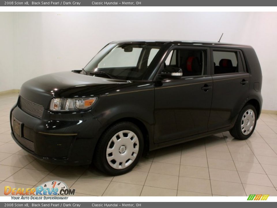 2008 Scion xB Black Sand Pearl / Dark Gray Photo #3