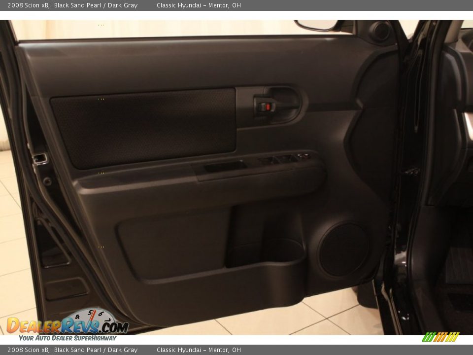 2008 Scion xB Black Sand Pearl / Dark Gray Photo #4