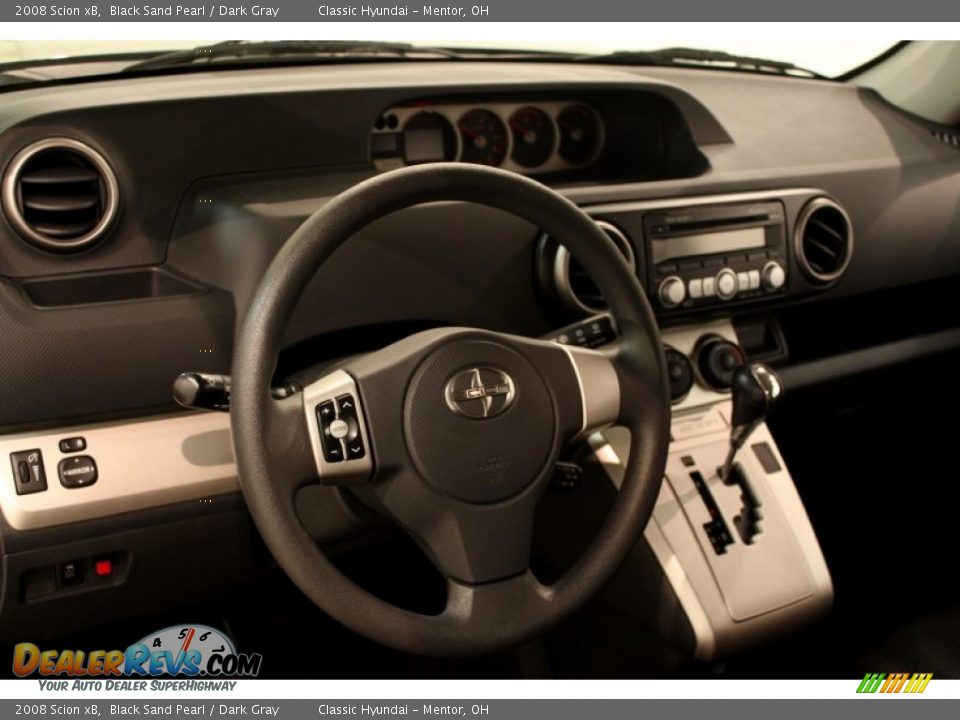 2008 Scion xB Black Sand Pearl / Dark Gray Photo #7