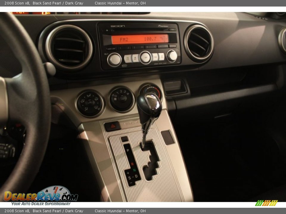 2008 Scion xB Black Sand Pearl / Dark Gray Photo #10