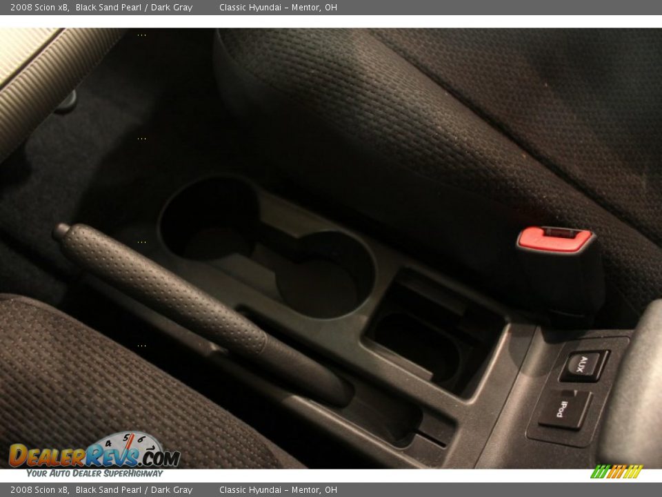 2008 Scion xB Black Sand Pearl / Dark Gray Photo #11