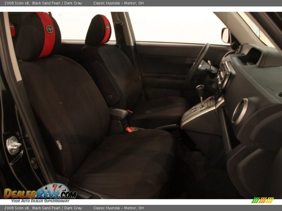 2008 Scion xB Black Sand Pearl / Dark Gray Photo #12